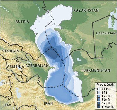 کاهش سهم ایران از دریای کاسپین بدون امضای نهایی؟  رونمایی از نقشه جدید ایران در شبکه سه سیما!