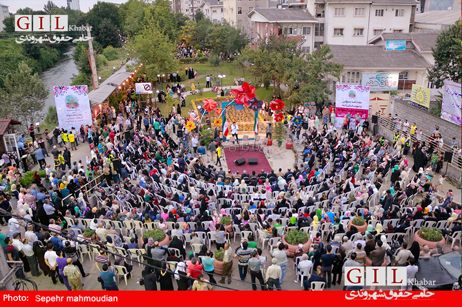 اختصاصی/ گزارش تصویری افتتاحیه جشنواره شمعدانی رشت- پارک توحید