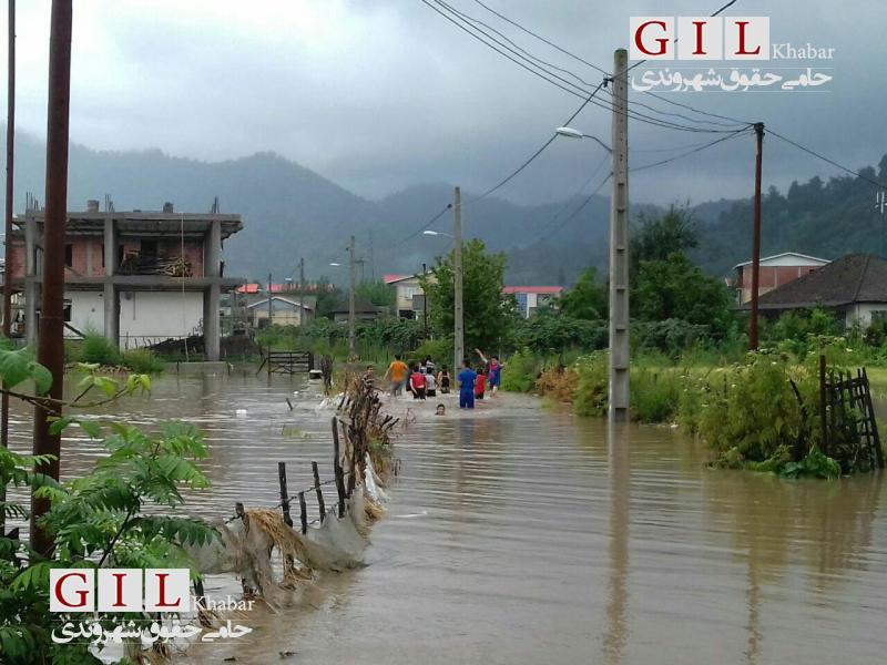 اختصاصی/ گزارش تصویری جاری شدن سیل و تخریب آن به روستاهای بخش حویق شهرستان تالش