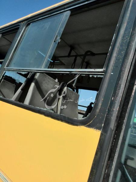 اختصاصی/ گزارش تصویری وضعیت اتوبوس های هواداران سپیدرود بعد از مسابقه با ملوان