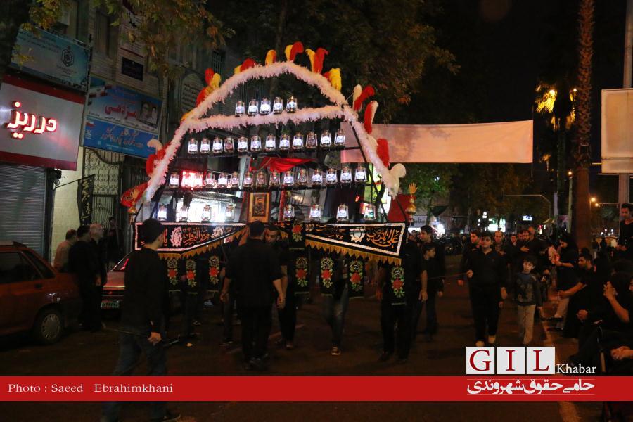 اختصاصی/گزارش تصویری حرکت دسته های عزاداری در شب تاسوعای حسینی