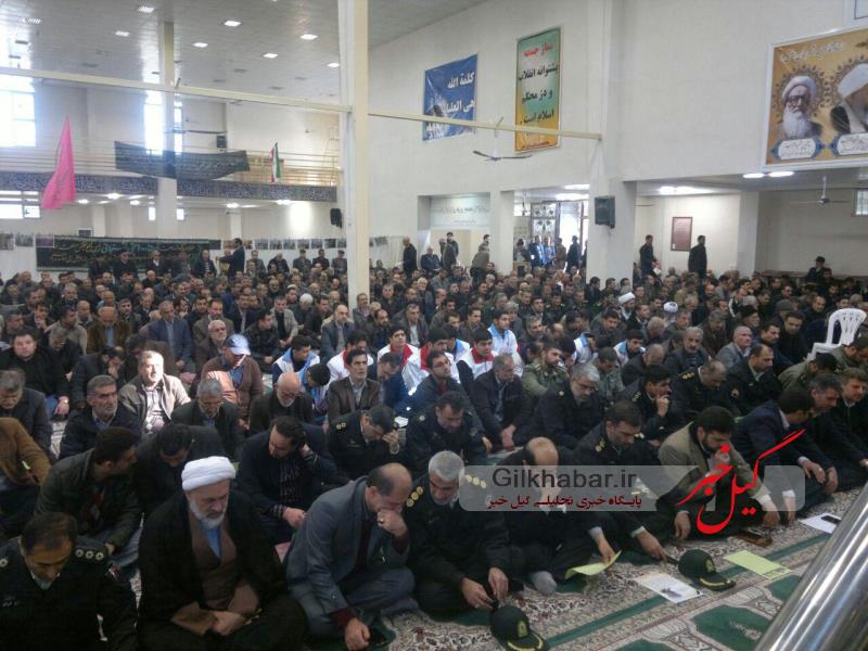 حضور پرشور مردم در مراسم ارتحال آیت الله هاشمی رفسنجانی در مصلی املش+ گزارش تصویری