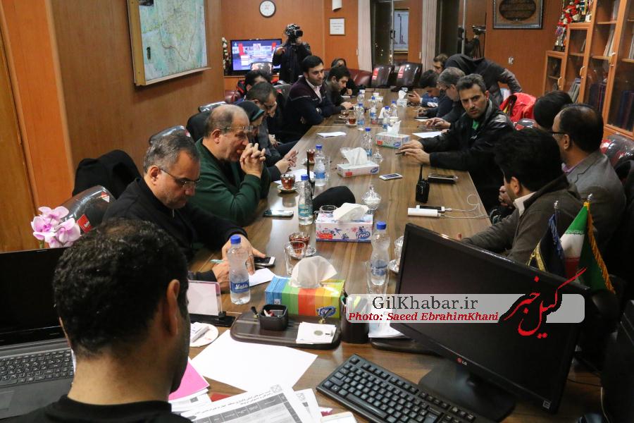 جلسه مدیریت بحران شهرداری رشت با حضور رییس کل دادگستری  گیلان+ گزارش تصویری