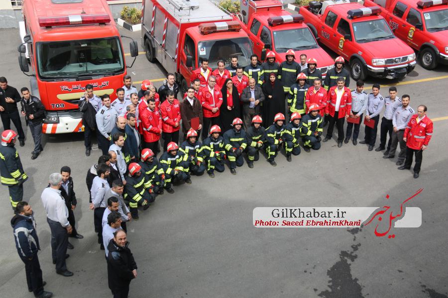 اختصاصی/گزارش تصویری افتتاح ایستگاه 13 آتش نشانی شهر رشت