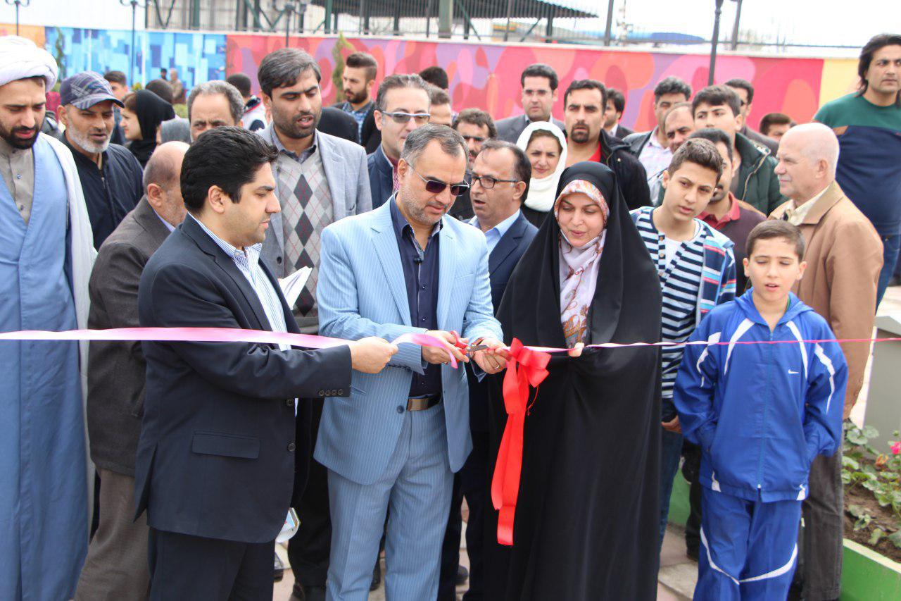 افتتاح بوستان آب آسیاب در شهرداری منطقه 3 رشت+تصاویر