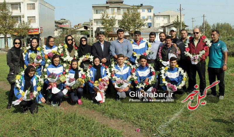 استقبال از قایقرانان قهرمان گیلانی مسابقات قهرمانی آسیا به روایت تصویر