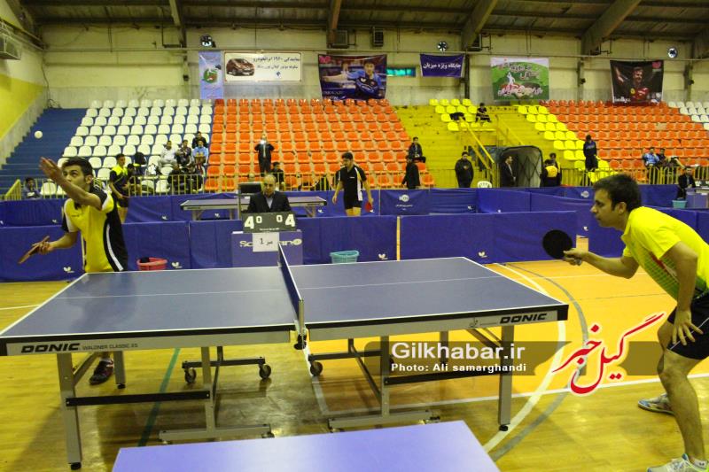 گزارش تصویری آغاز مسابقات لیگ دسته اول پینگ پنگ کشور در رشت