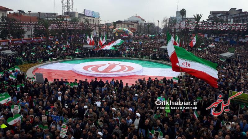 آغاز رسمی مراسم راهپیمایی بزرگ 22 بهمن در گیلان و سراسر کشور