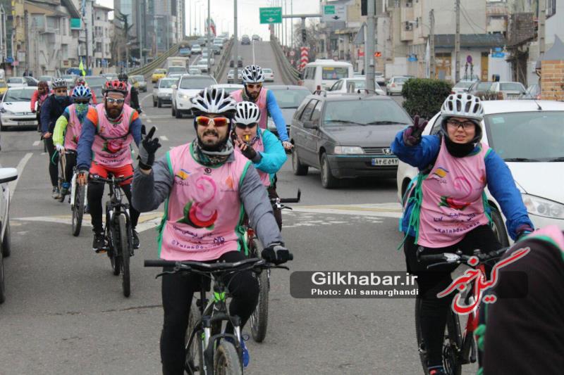 گزارش تصویری  تور دوچرخه سواری «تالاب دوخان» با شعار «عزم ملی برای احیای تالاب انزلی»