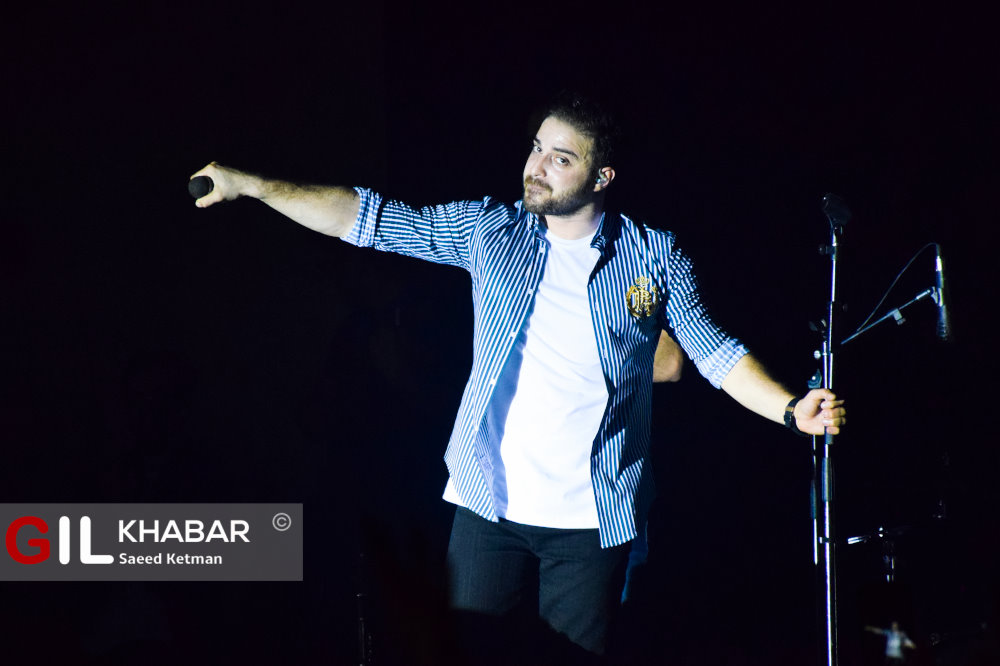 گزارش تصویری کنسرت بابک جهانبخش در تالار گلستان رشت