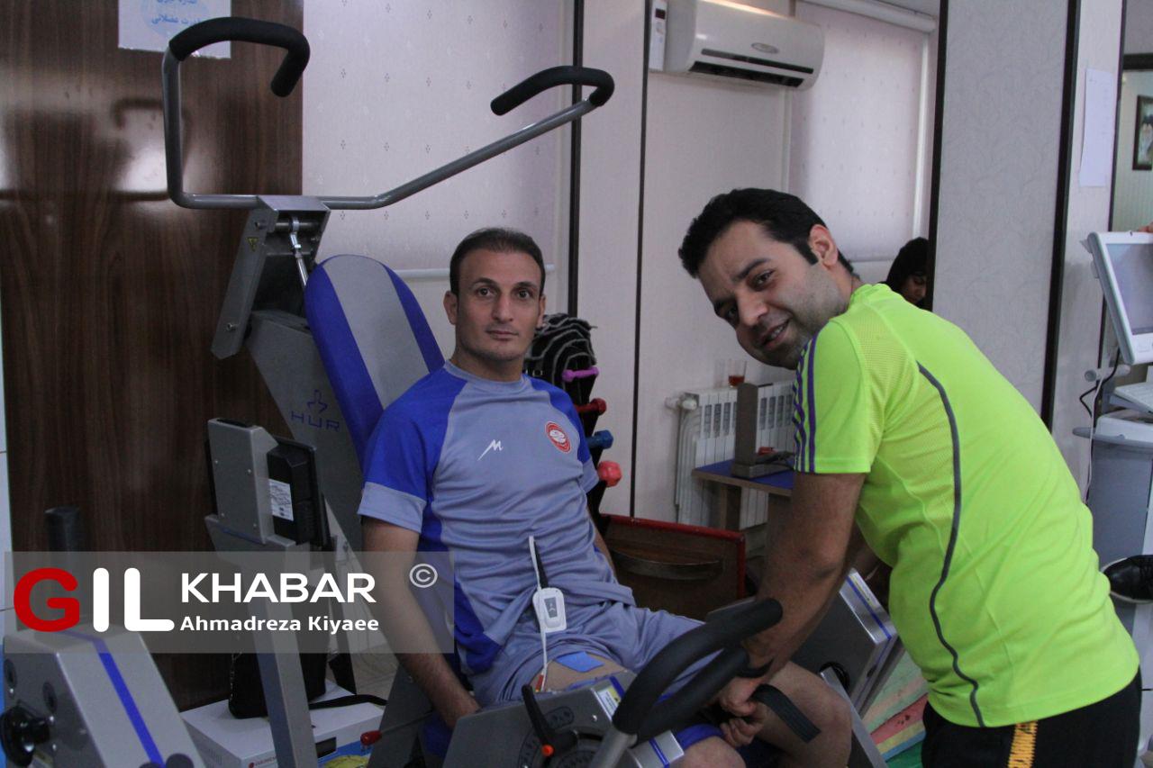 گزارش تصویری تست پزشکی بازیکنان سپیدرود در مرکز ایفمارک
