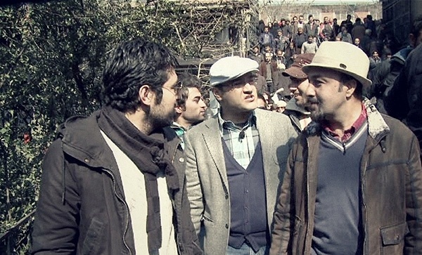 عکس زیرخاکی از رضاعطاران و رامبد جوان در دیدار با رهبر انقلاب