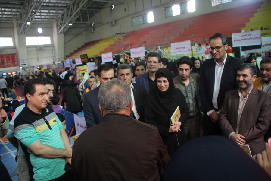 افتتاح نمایشگاه ورزشی در سالن یادگار امام رشت