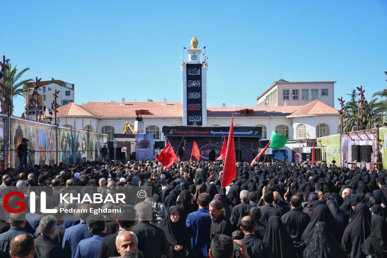 گزارش تصویری گردهمایی بزرگ اربعین حسینی در پیاده راه فرهنگی رشت
