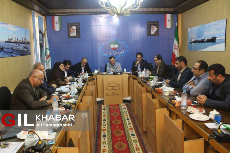 انتخاب رئیس جدید شورای شهر انزلی و معارفه عضو جدید شورا+تصاویر