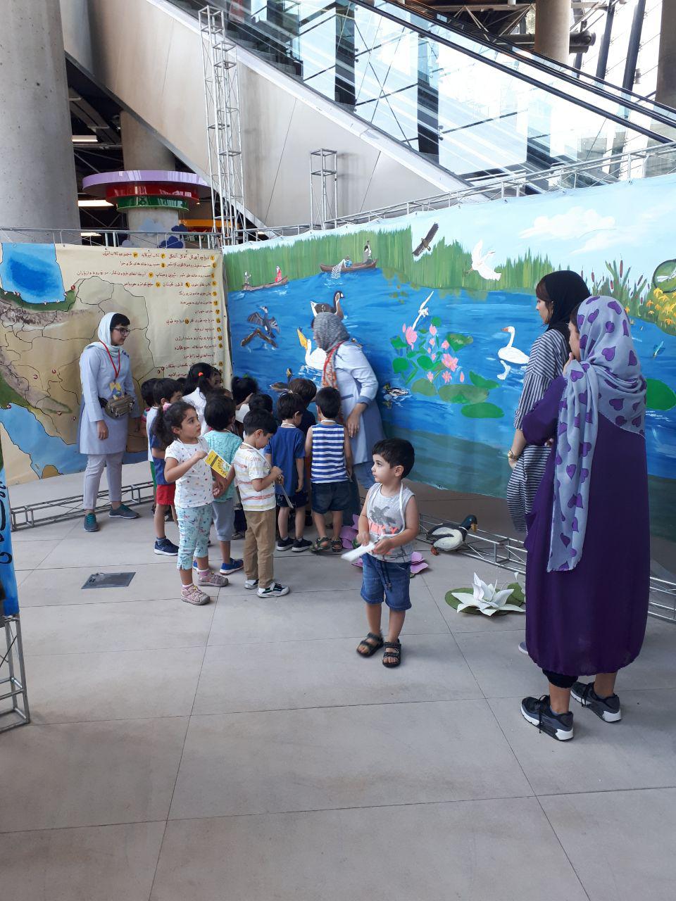 برپایی بزرگترین فن آموز «مدرسه تالابی» ویژه کودکان در باغ کتاب تهران