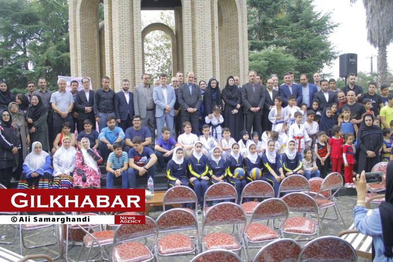 گزارش تصویری افتتاح نمایشگاه دستاوردهای ورزشی در آستانه اشرفیه