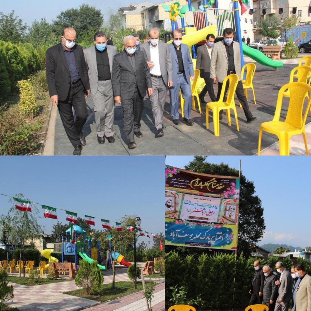 افتتاح پروژه های عمرانی شهرداری لاهیجان در هفته دولت