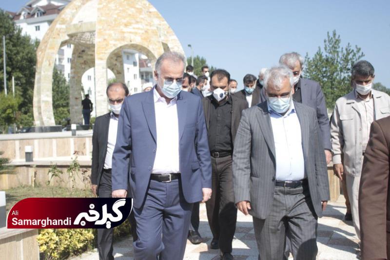گزارش تصویری از سفر دکتر طهران چی رییس دانشگاه آزاد اسلامی به منطقه آزاد انزلی