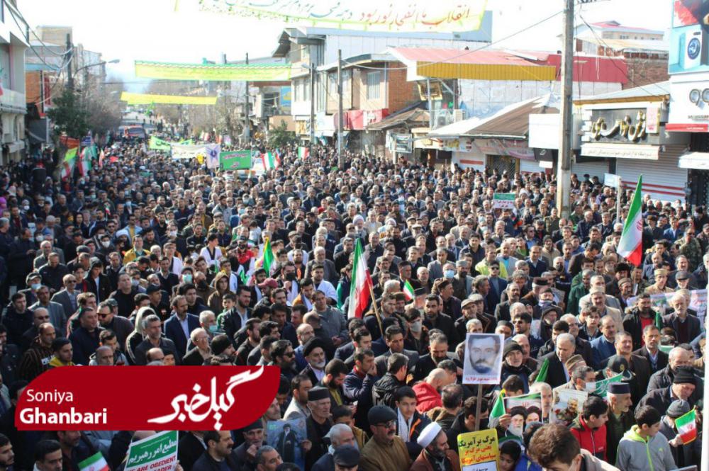 گزارش تصویری راهپیمایی 22 بهمن در تالش