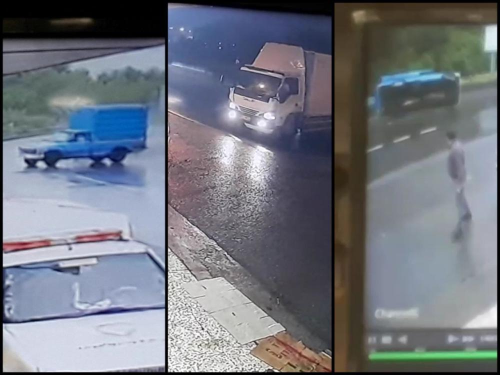 واژگونی خودروها در محور امام زاده هاشم با کوچک ترین بارش باران!