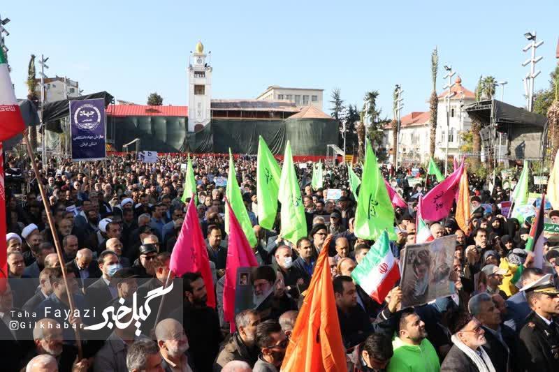 پاسداشت حماسه ۹ دی در رشت +تصاویر