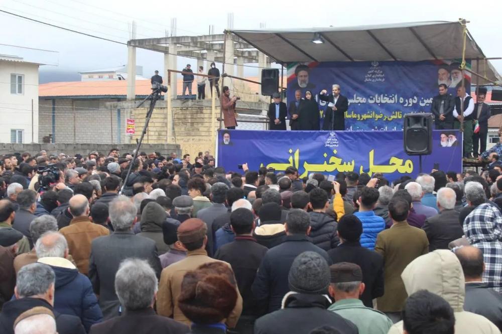 تجمع انتخاباتی بزرگ محمد شیخان در شاندرمن +تصاویر