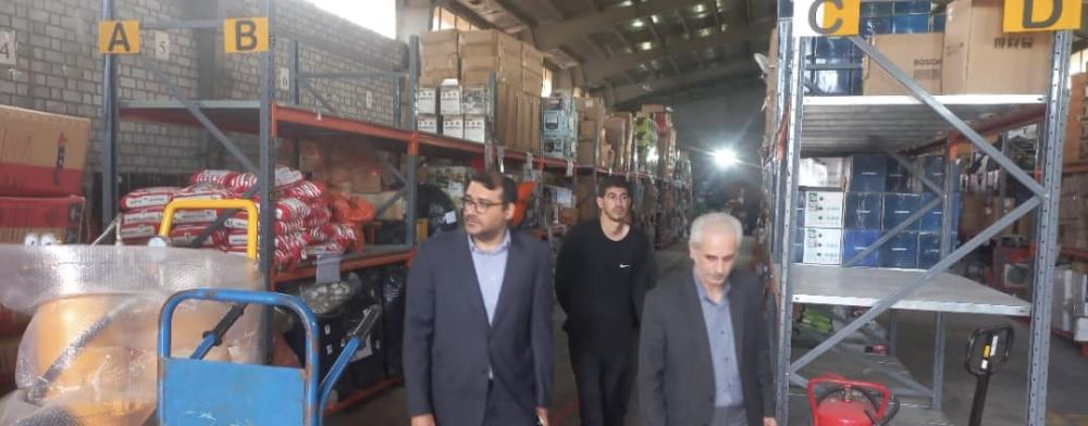 بازدید مدیرعامل سازمان جمع آوری و فروش اموال تملیکی از انبارهای اموال تملیکی گیلان