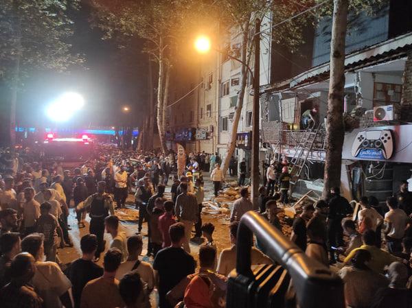 افزایش مصدومین حادثه انفجار در رشت به ۱۳ نفر