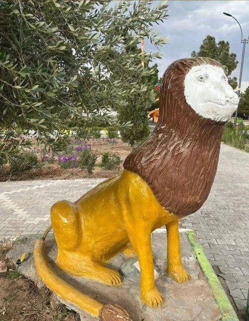 مجسمه وایرال شده، مربوط به رشت نیست