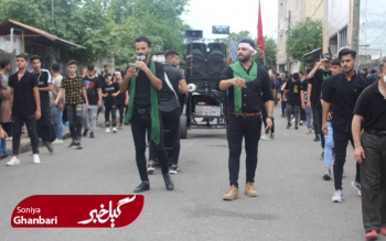 گزارش تصویری روز عاشورا در شهرستان رضوانشهر