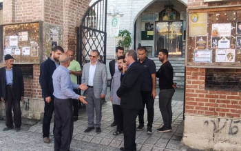بازدید رئیس شورای اسلامی شهر رشت از برخی مسیرهای محله سلیمانداراب