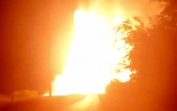 انفجار در خط اصلی انتقال گاز سراسری کشور