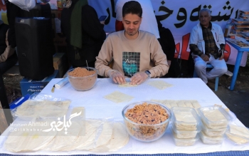 گزارش تصویری از جشنواره ملی رشته و خشکار طاهرگورابی